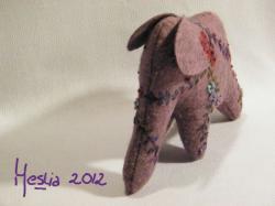 Eléphant violette front