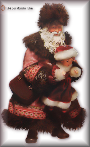 Tube figurine de Noel 2982