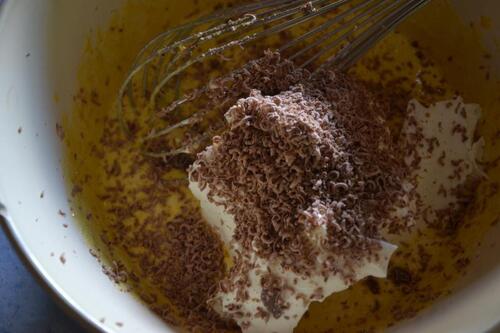 Crème de mascarpone aux éclats de caramel