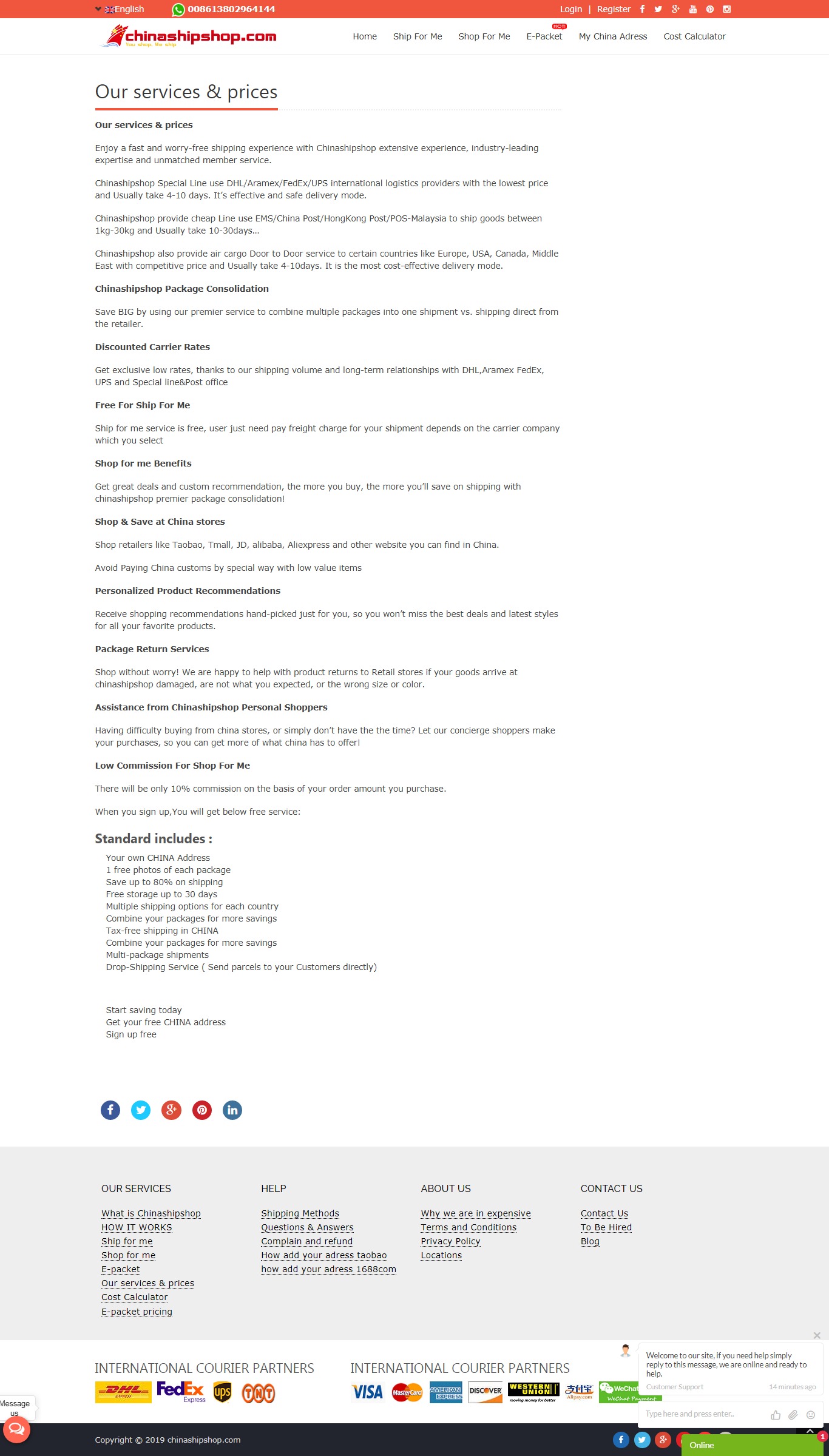 Mail Forwarding Chinashipshop1