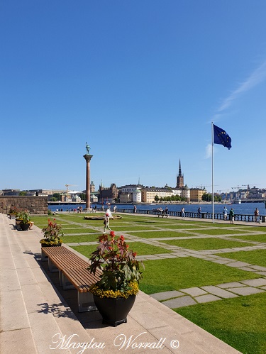 Suède : Jardin de l’Hôtel de Ville à Stockholm
