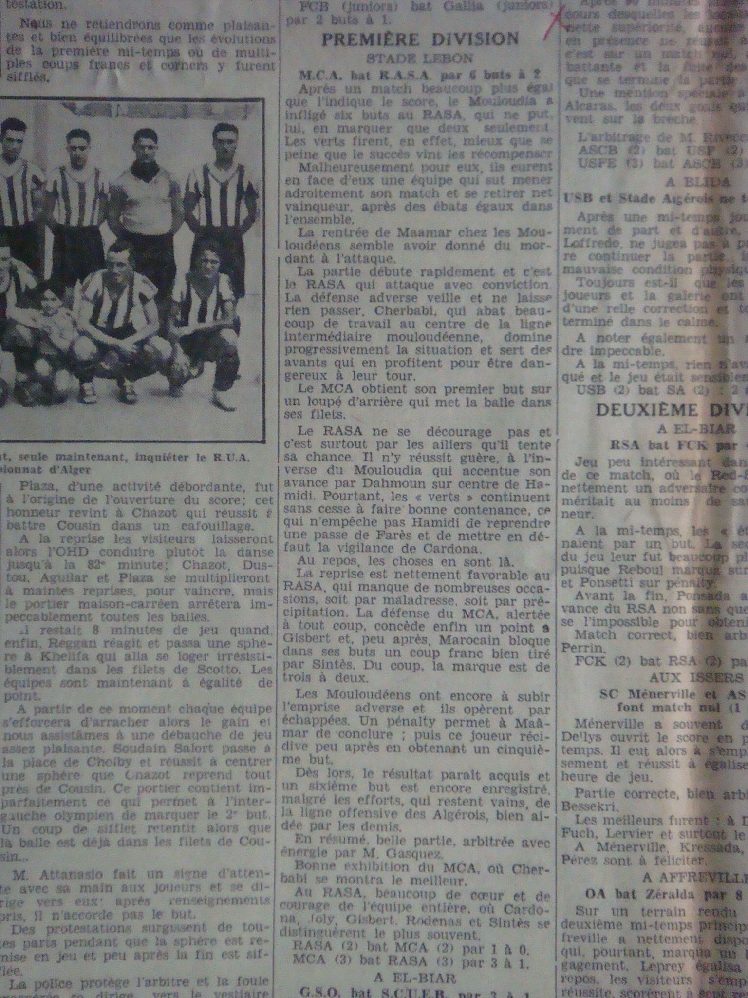 d 24.2.1934 stade lebon mca-rasa 6-2