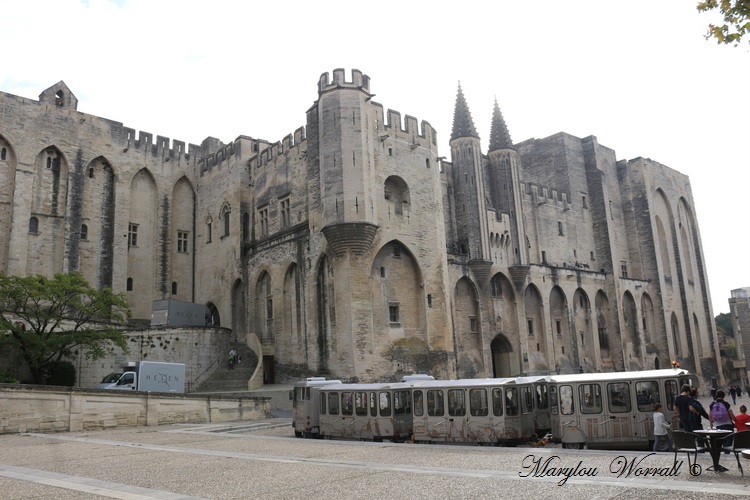 Avignon (84) : Palais des Papes et Jardin des Doms