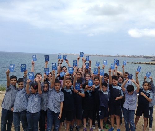 Les élèves d'EB5 s'engagent à être des citoyens des océans.