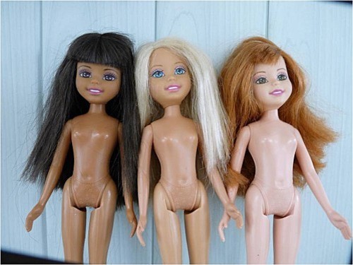 Les "après shampoings " de mes Barbies