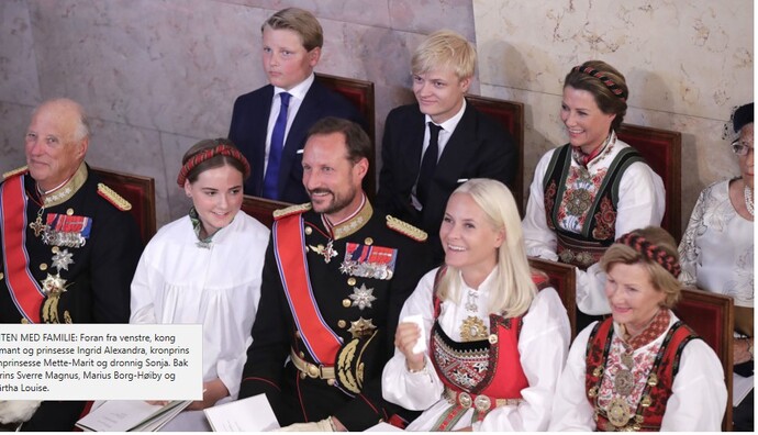 Confirmation  de la princesse héritière Ingrid Alexandra