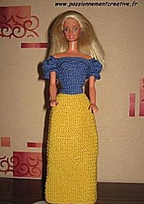Sandrine - Blanche-Neige version crochet