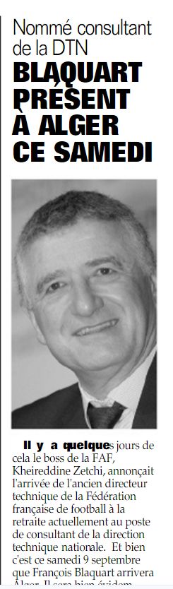 François Blaquart Nommé consultant de la DTN