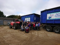 Deuxième chargement de bouchons en plastique le 16/10/18