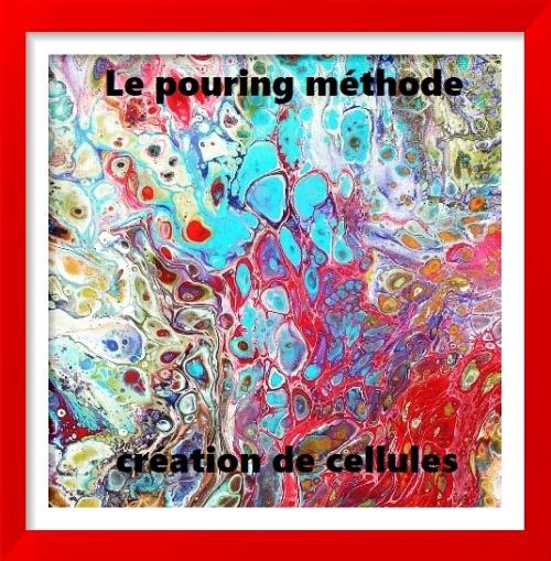 Dessin et peinture - vidéo 2693 : Comment utiliser du papier sulfurisé pour réaliser une toile à la peinture fluide ? - pouring méthode. 