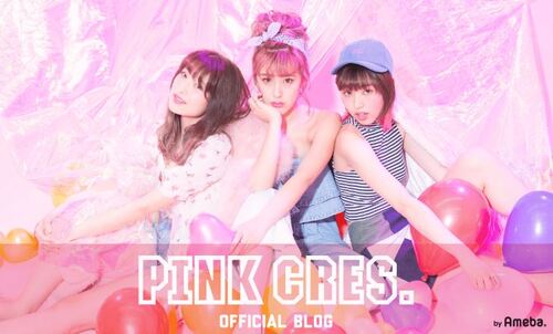 Site Web et Blog Ameba pour Pink Cres