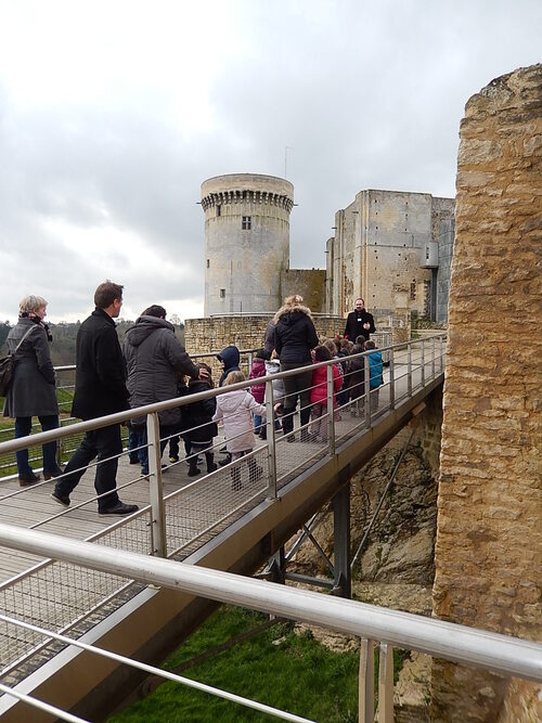 PS/MS : le château de Falaise