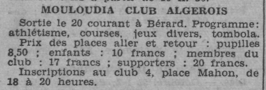 20.8.1939 excursion à Bérard