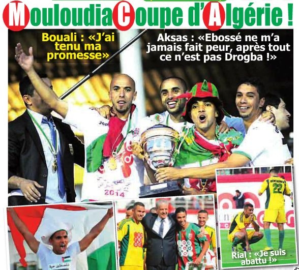 jeudi 01.05.2014 à Blida Finale MCA-JSK 1-1 (5-4 aux tirs au but)