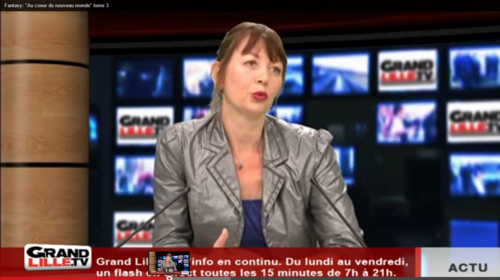 Les photos de l'interview à Grand Lille TV