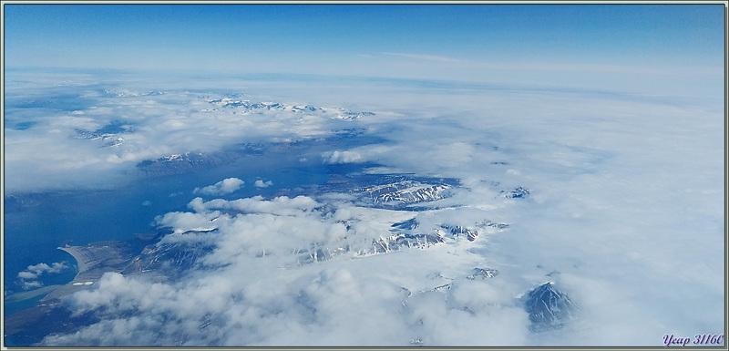 Seconde partie du vol avec le trajet Tromsø / Longyearbyen (Spitzberg) - Norvège