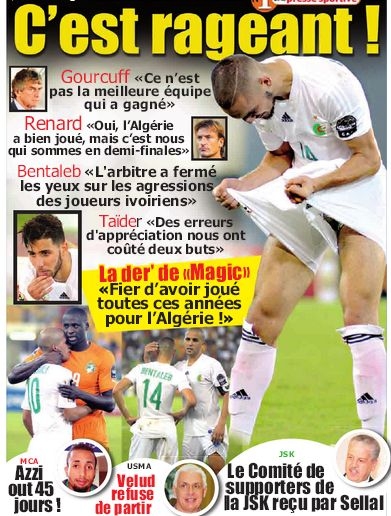 Dimanche 1.02.2015 à Malabo Cote d\'ivoire-EN 3-1 quart de finale CAN 2015