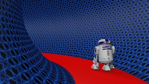 Image 1 - R2 se balade dans un tuunnel