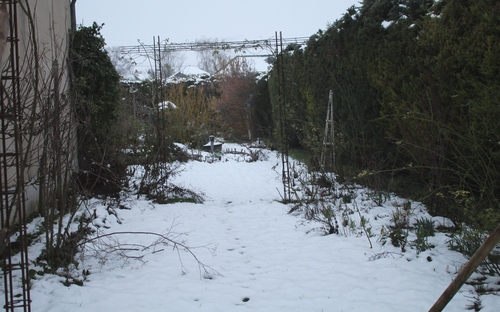 le jardin en blanc