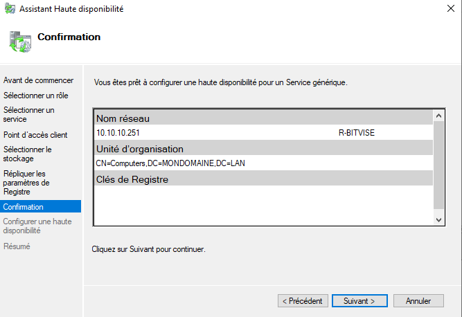 Configurer un serveur SFTP en failover sur Windows Serveur Core 2022
