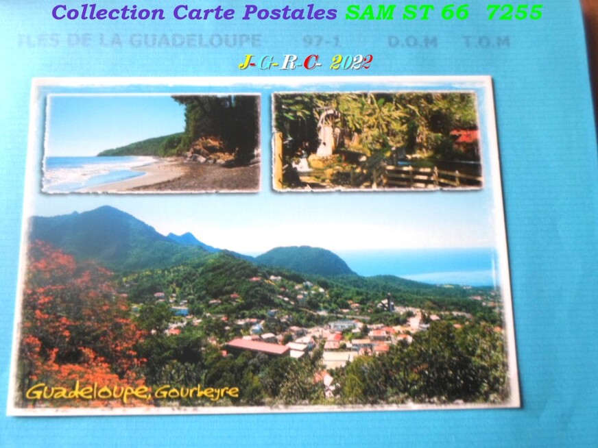 CARTE POSTALE:  2/6 DPT  972  GUADELOUPE   D  29-02-2024