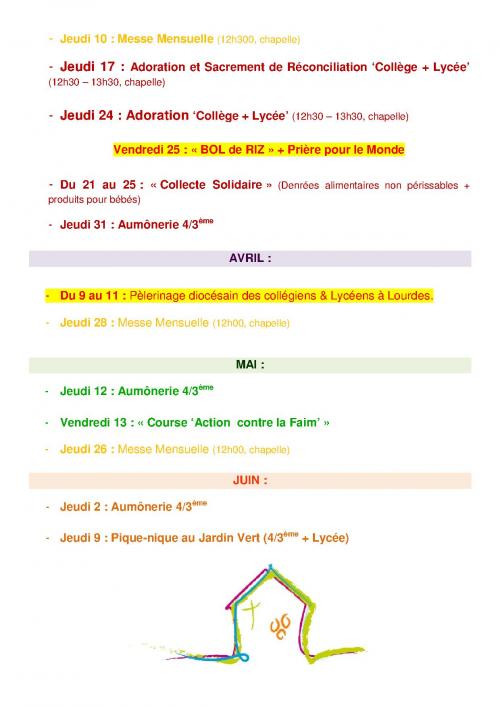 les rencontres vert avril