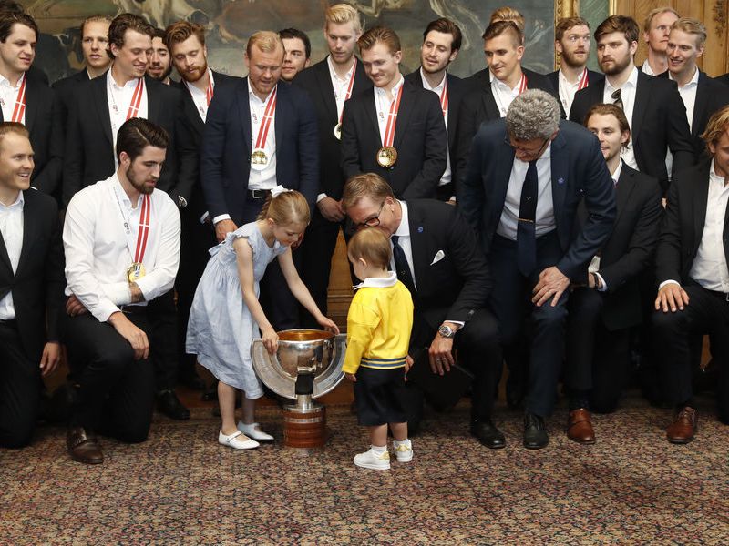 Victoire des hockeyeurs suédois