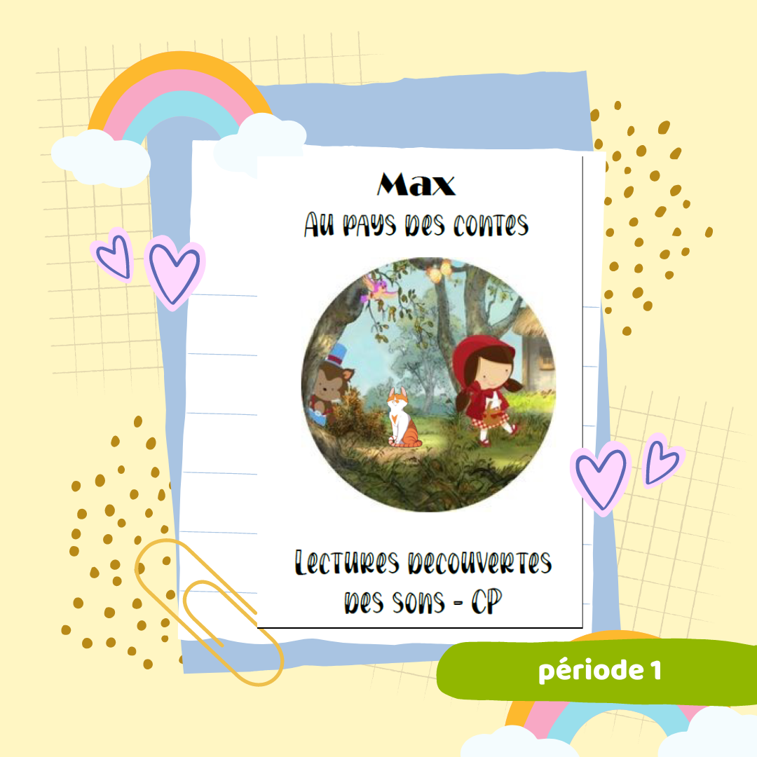 Page De Garde Cahier Mon Trésor De Mots Gribouillis et Gommettes -
