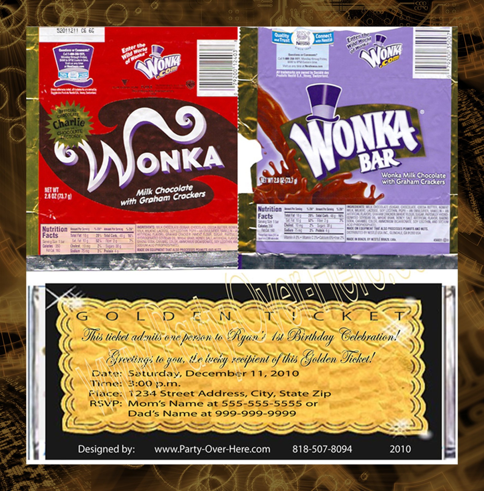 Tablette Chocolat Wonka Charlie Et La Usine De Chocolat