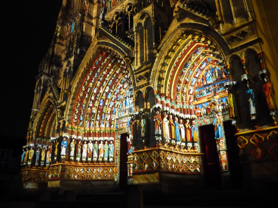 Les couleurs d'origine de la Cathédrale d'Amiens