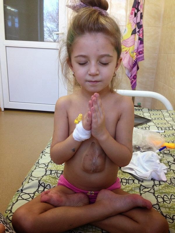 Virsaviya, cette adorable fillette qui se bat chaque jour contre cette maladie