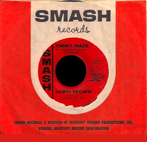 1967 James Brown At The Organ : Single SP Smash Records S-2093 [ US ]
