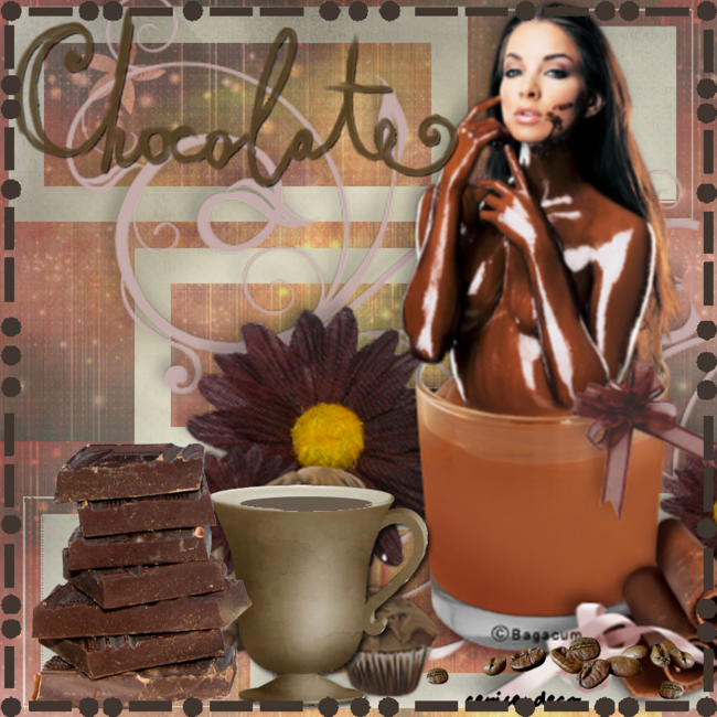cluster gratuit gourmandise chocolatée