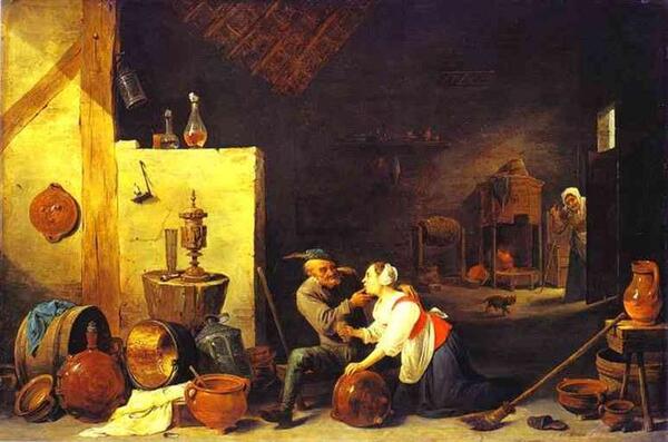 Peinture de : David Teniers, dit le Jeune
