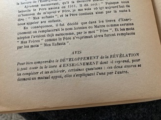 Avis (Fascicule Antoine le Guérisseur)