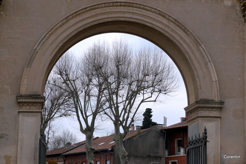 Toulouse : ciel gris et rose !