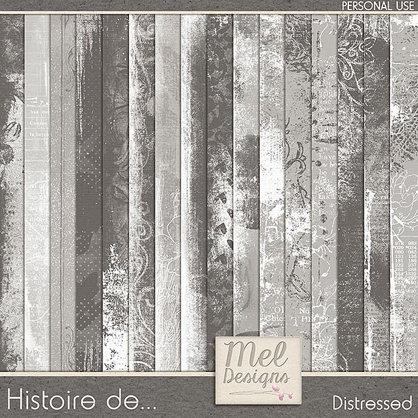 Histoire de... - Distressed papers