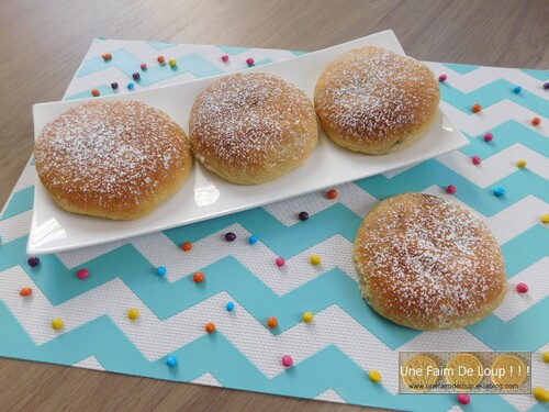 Beignets au four fourrés au Nutella