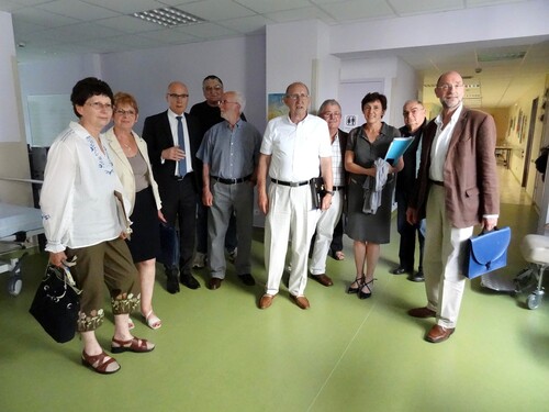 Visite de l'hôpital avec les usagers du CHI de Châtillon sur Seine