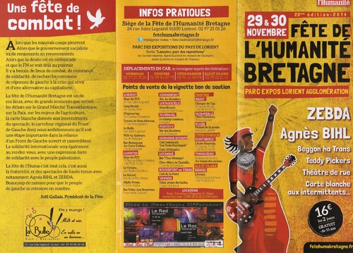 Fête de l'Humanité Bretagne 2014