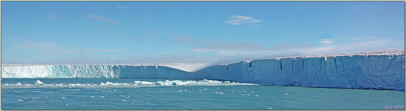 Suite : navigation le long du spectaculaire glacier Bråsvell (Bråsvellbreen) - Calotte glacière Austfonna - Nordaustlandet Island - Svalbard - Norvège