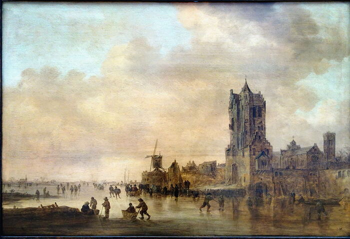 Peinture de Van Goyen  Peintre hollandais