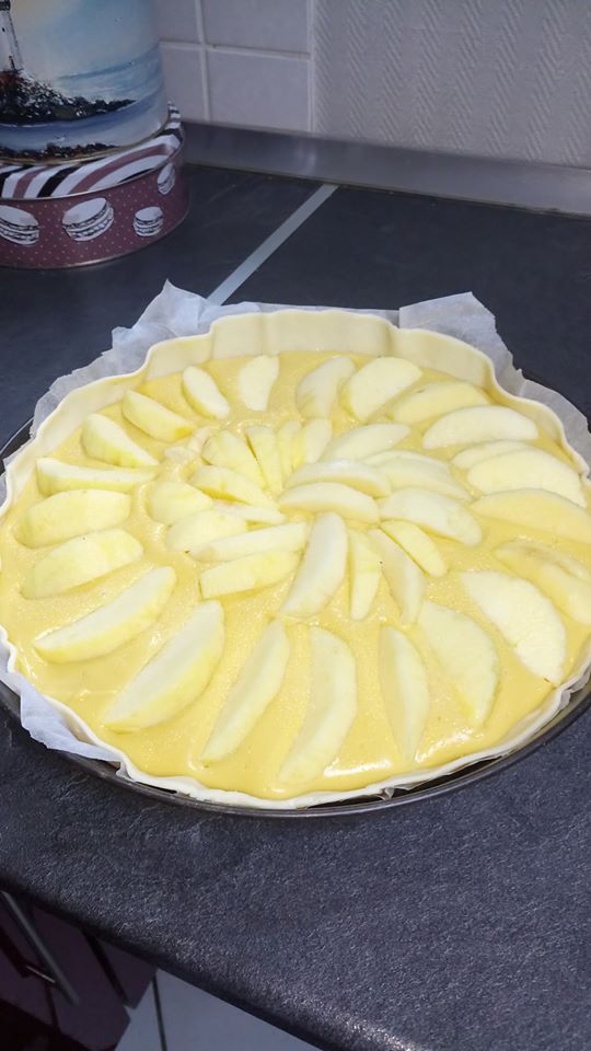 Tarte Au Pomme Creme Patissiere Edelvess