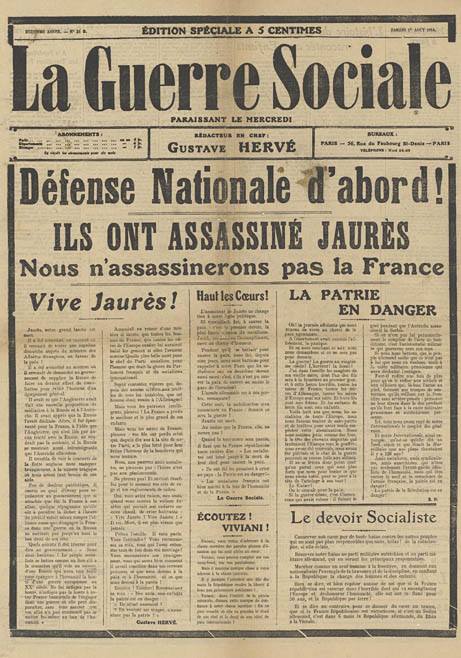 Résultat de recherche d'images pour "union sacréé france presse 1914"