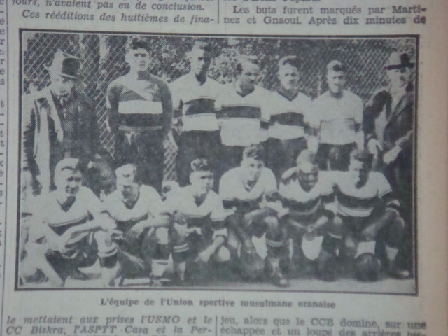 usmo champion de la ligue d\'oran