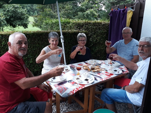 François, Ghislaine, Claire et Guy