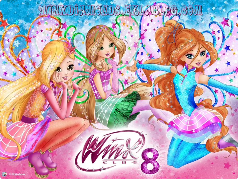 Affiches Winx Cub Saison 8: Bloom, Stella et Flora Cosmix