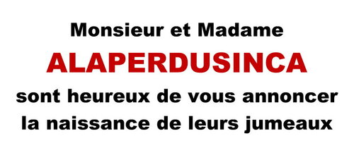 Monsieur, Madame - opus 8