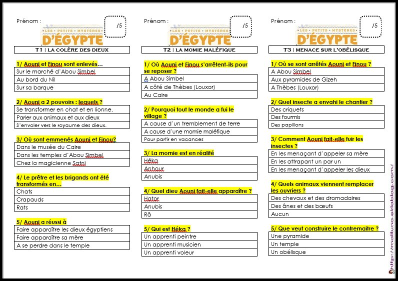 Atelier de lecture - La galette - L ecole de crevette