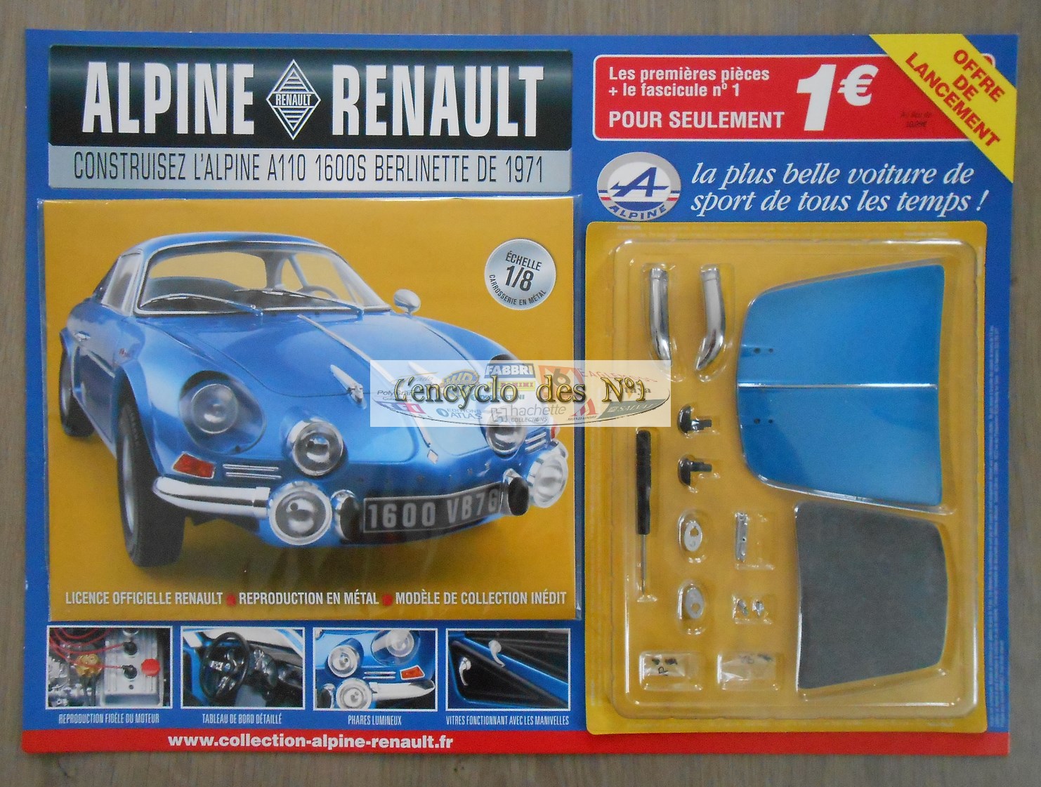 N° 1 Construisez l'Alpine reanult A110 Berlinette de 1971 - L' encyclo des  N° 1